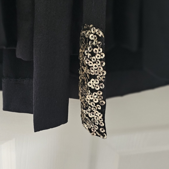 Pas De Calais 100% black silk dress - Picture 7 of 8